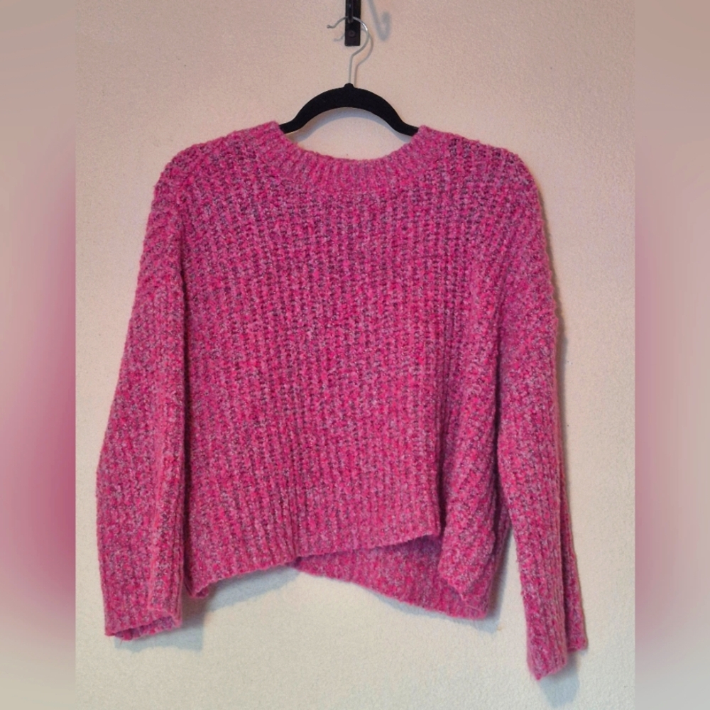 Cozy Pink Knit Sweater